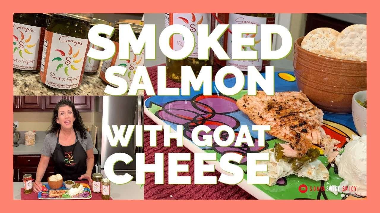 SMOKED Salmon with Goat Cheese Appetizer SWEET JALAPENOS