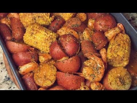 Oven Shrimp Boil 🦐 | Kitchen Trap Queen