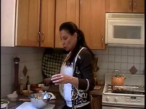 paprika potato skins with creamy guacomole.mpg