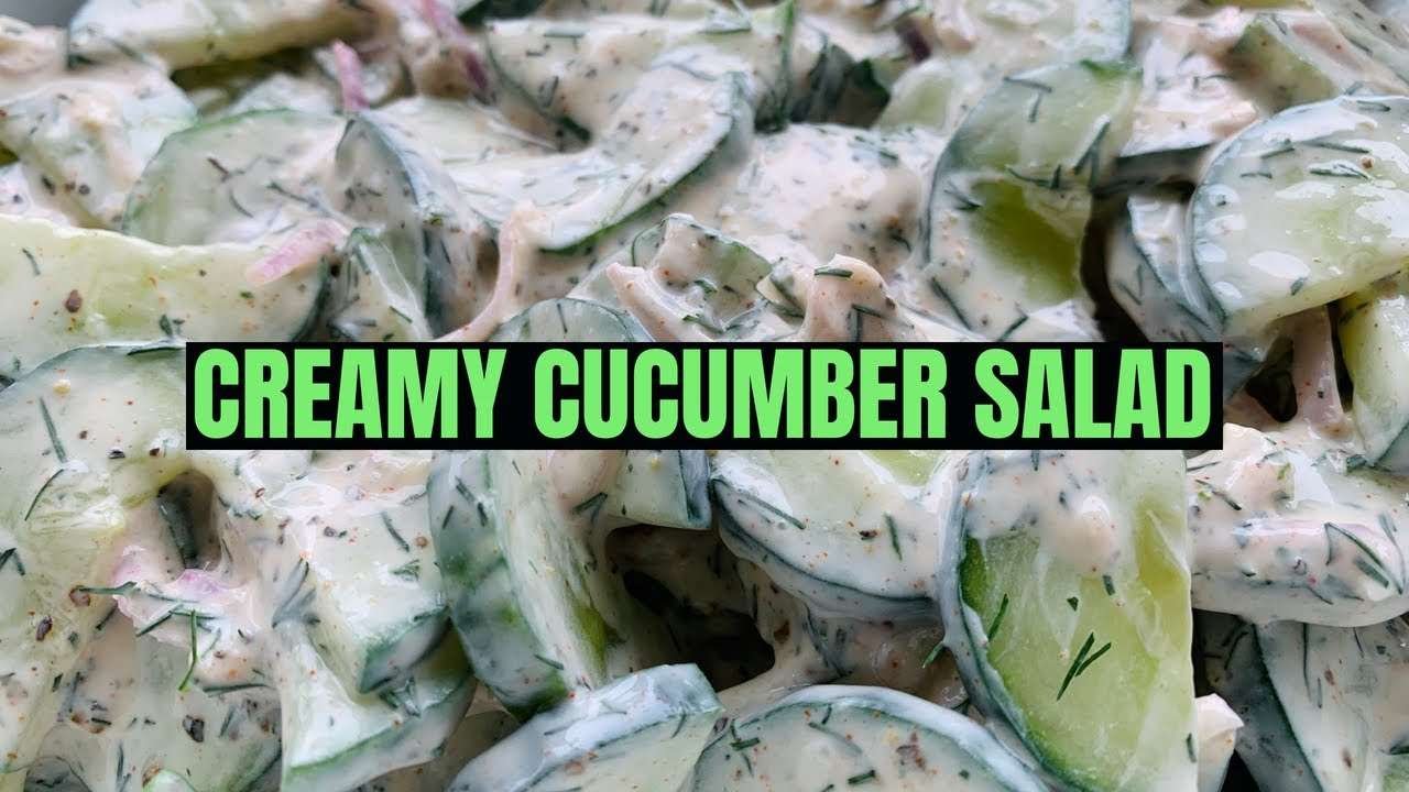 Creamy Cucumber Salad