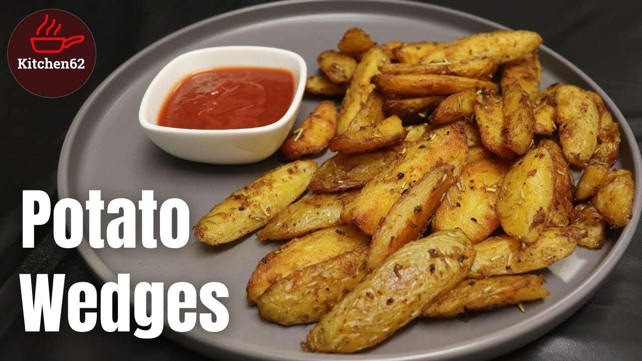 Potato Wedges | Crispy potato Wedges Recipe | Easy Potato Snacks Recipe | Roasted