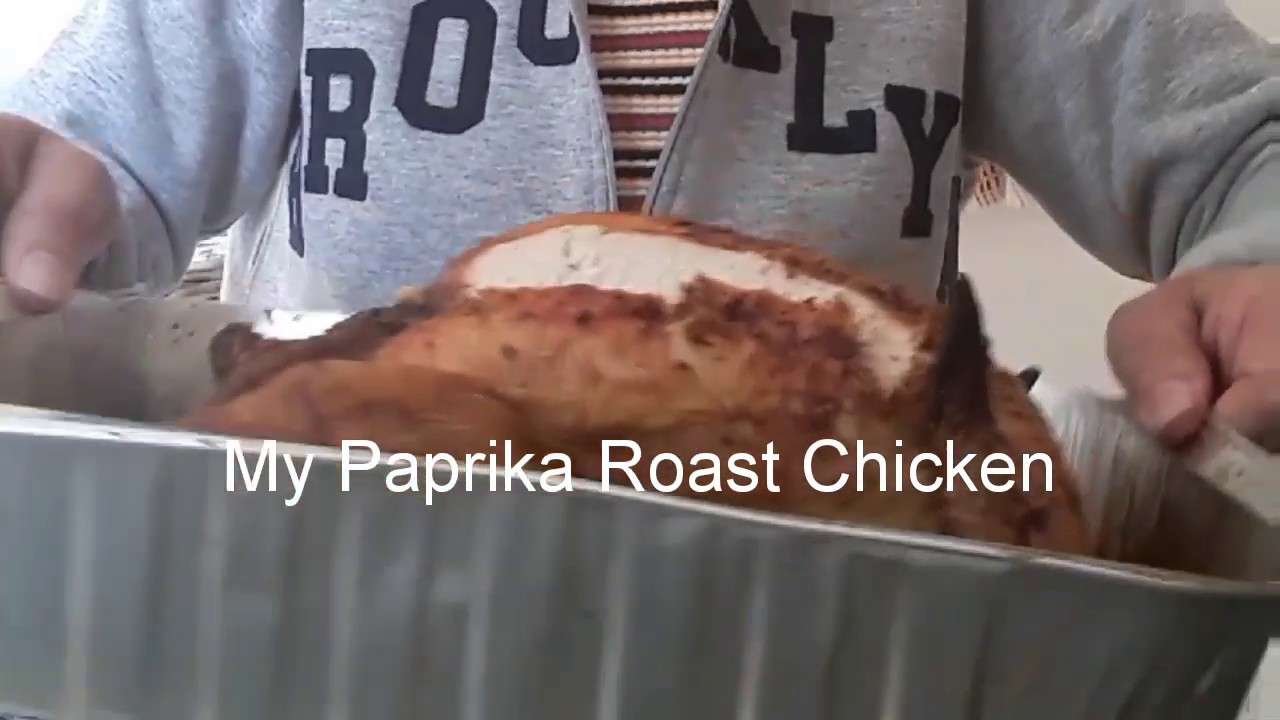 MY PAPRIKA ROAST CHICKEN WITH LEMON AND FRESH MINT