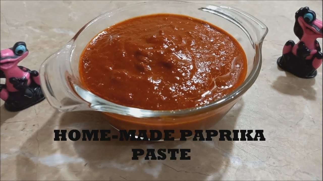 HOW TO MAKE HOME-MADE PAPRIKA CHILLY PASTE
