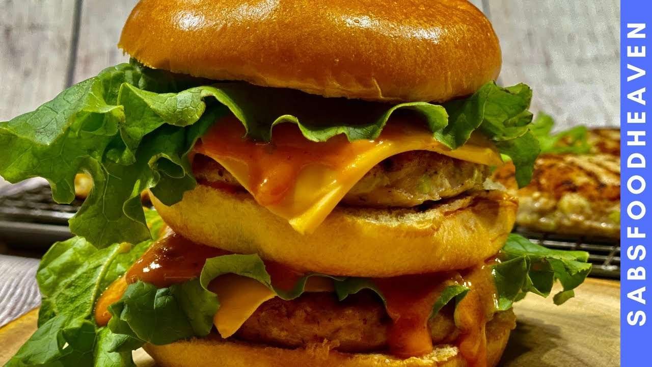 Big Mac copy cat burger, authentic recipe, recipe in Urdu, Hindi & English