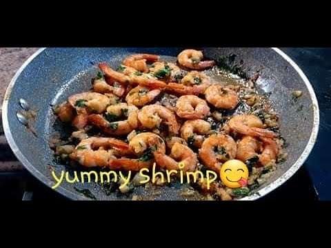 SHRIMP WITH GARLIC RECIPE….QUICK & EASY Recipe…Vlog #5