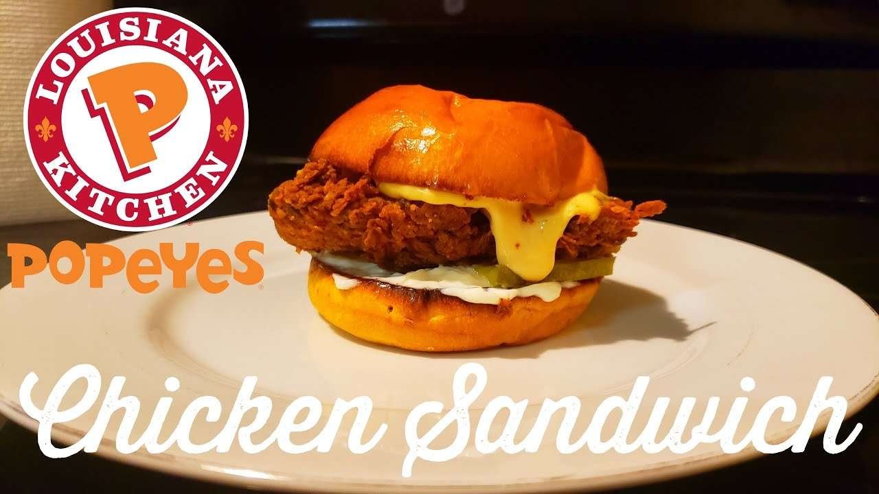 Popeyes Chicken Sandwhich | A way better version!