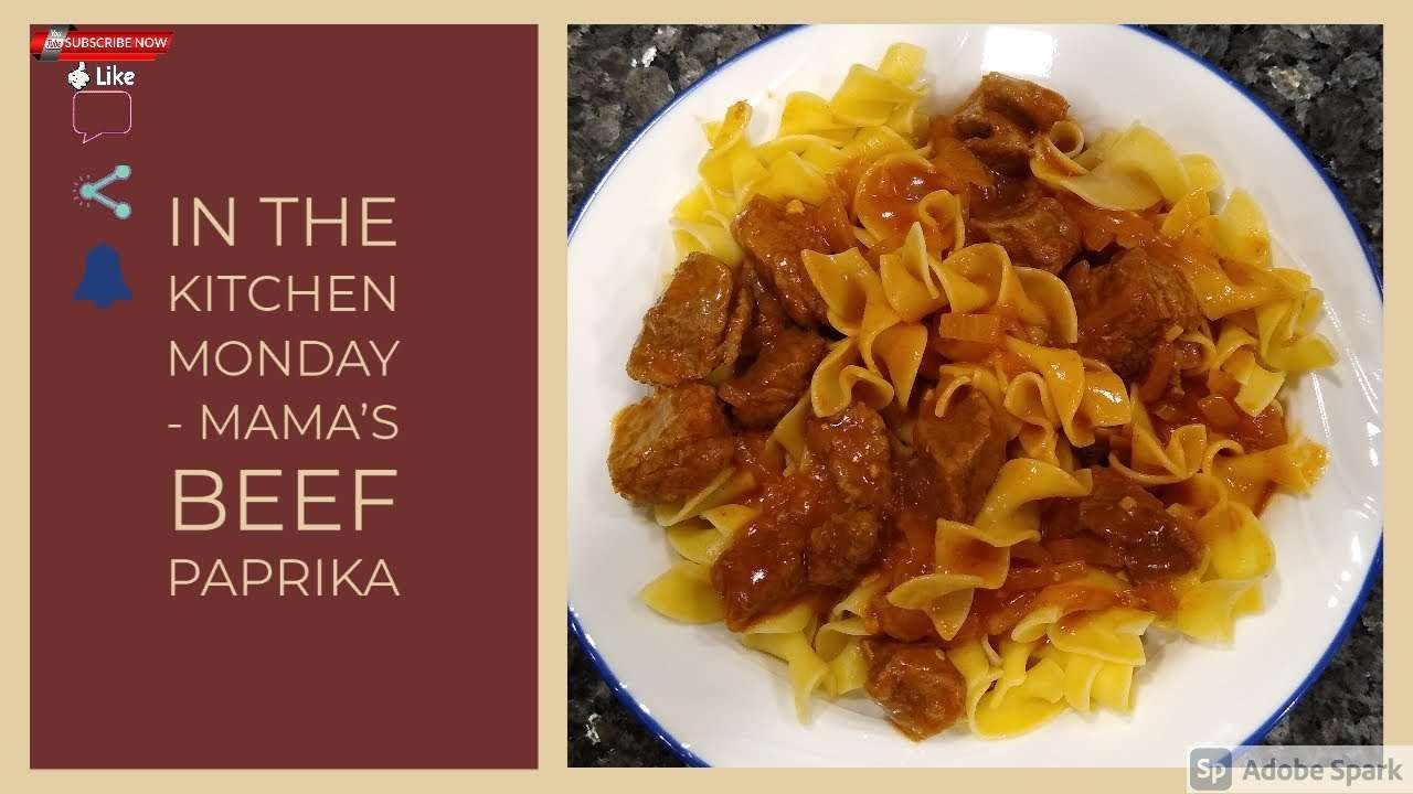 Mama's Beef Paprika | In The Kitchen Monday's | Alli's Pantry & Crafts