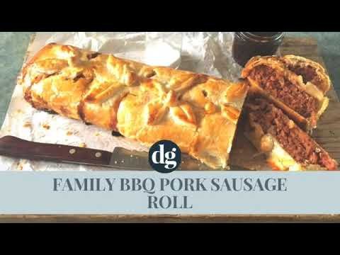 Family Sized Barbecue Pork Sausage Roll