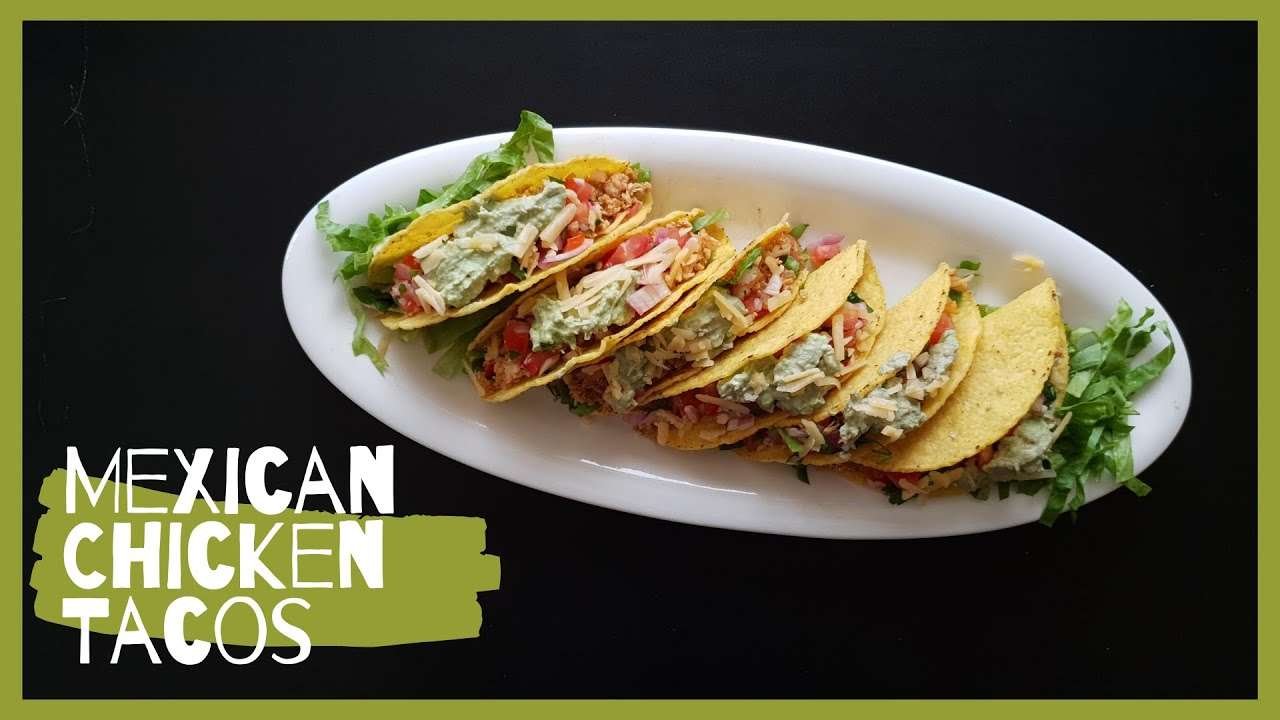 CHICKEN TACOS | The best ever chicken tacos recipe |Homemade tacos | Bite-size chicken tacos