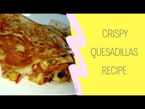 Quesadillas recipe, grilled chicken quesadillas. The best fast, easy and tasty quesadilla recipe.