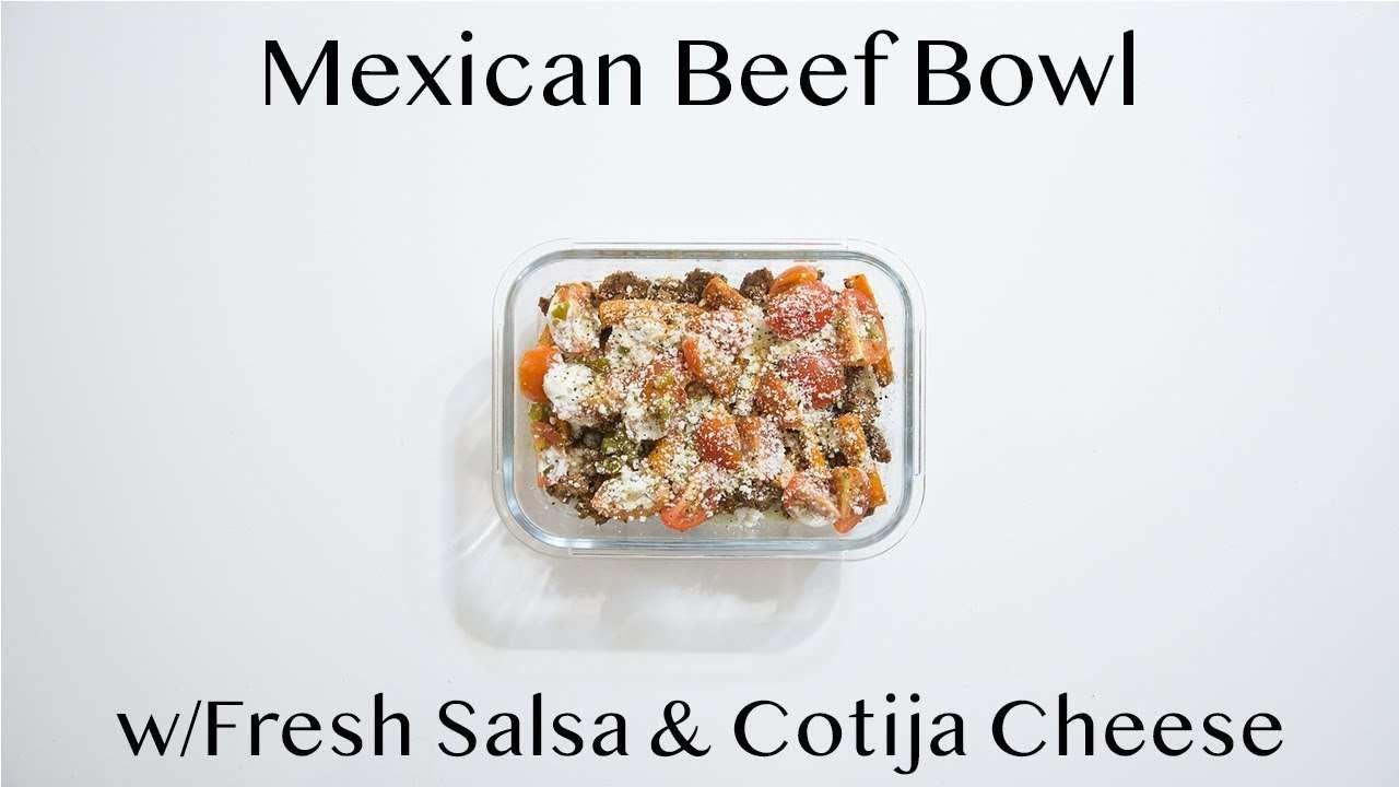 Cooking Mexican Beef Bowls