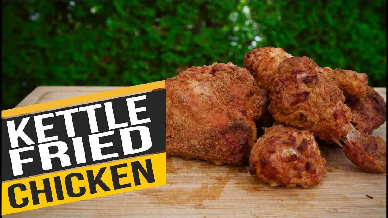 Kettle Fried Chicken Recipe How To Make Crispy Chicken on the BBQ