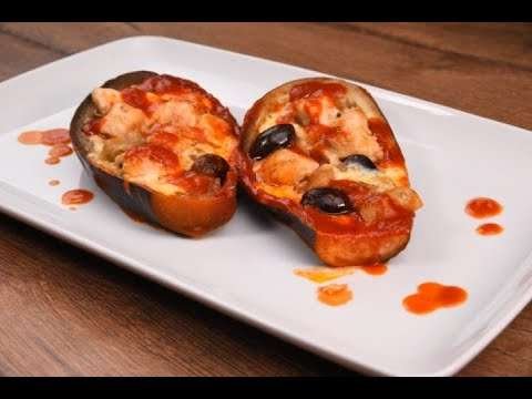 Chicken stuffed eggplant: an explosion of flavors in every bite
