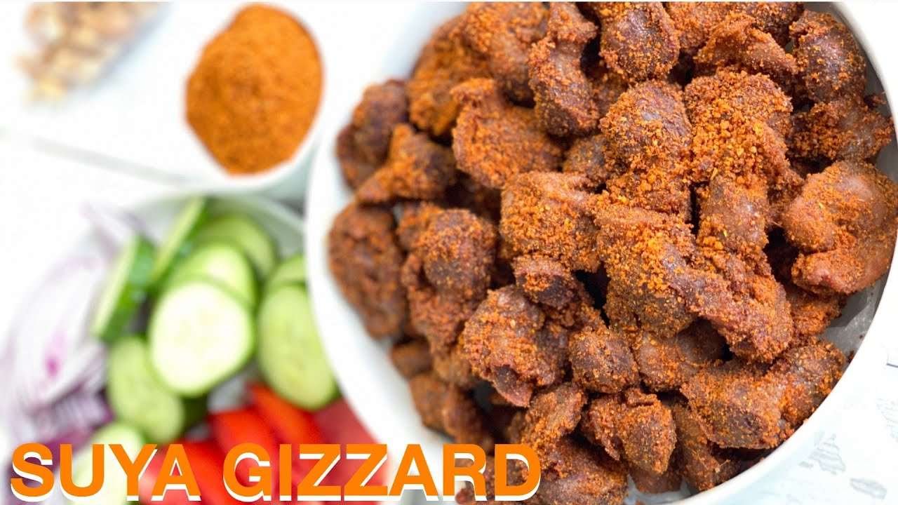 HOW TO MAKE SUYA GIZZARD || SUYA GIZZARD RECIPE || BEESKITCHEN