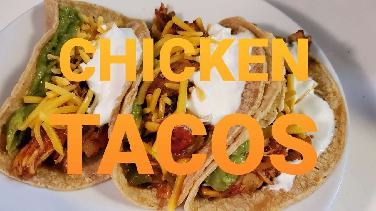 THE BEST CHICKEN TACOS|One skillet chicken tacos recipe|Easy camping meal Chicken Tacos