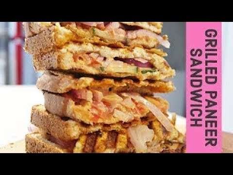 Healthy Grilled Paneer Sandwich Recipe! | Indian Street Food | Food VLOG