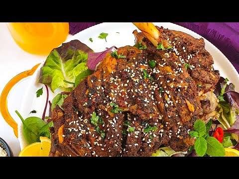 Moroccan spice lamb leg roast / How to quick and easy Lamb leg roast
