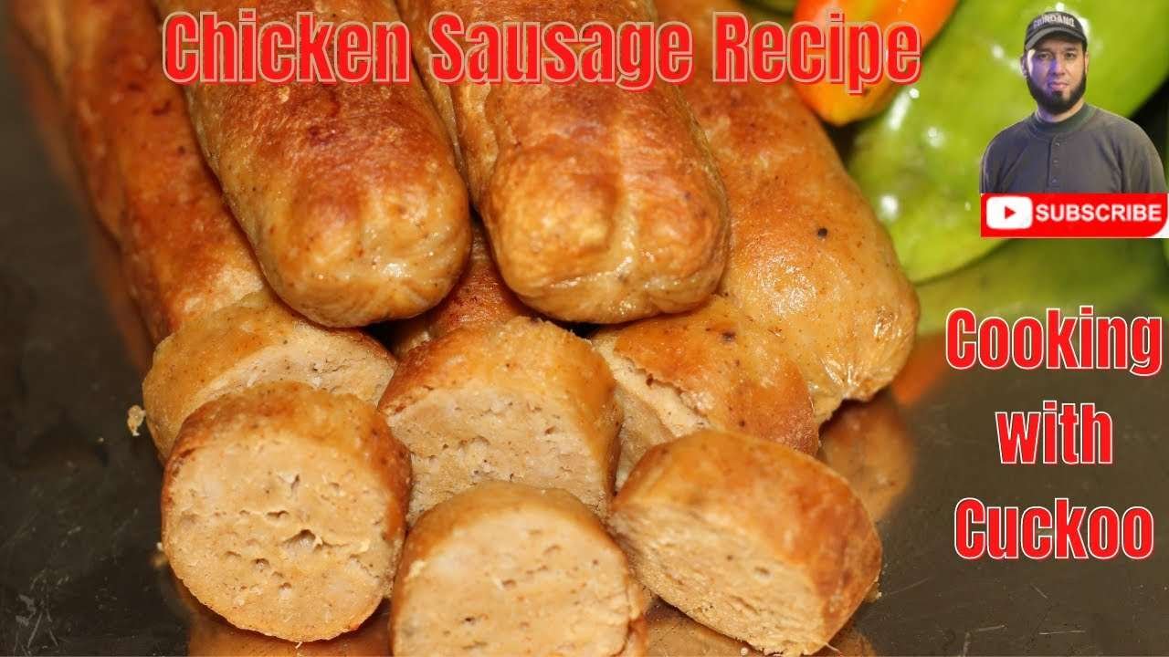 Chicken Sausage Recipe || Homemade Chicken Sausage || Chicken Sausage Recipe without machine