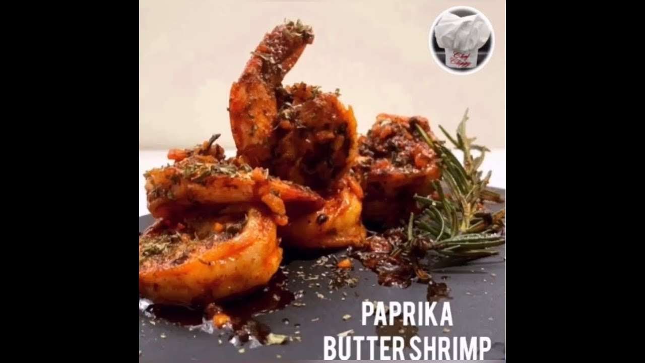 3 Minute Super Easy Shrimp Recipe|Paprika Butter Prawns