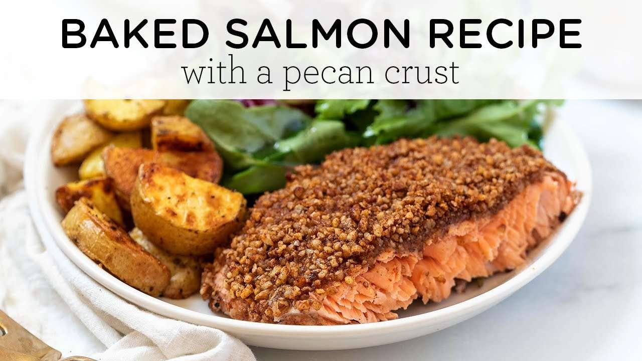 EASY BAKED SALMON RECIPE ‣‣ healthy weeknight dinner