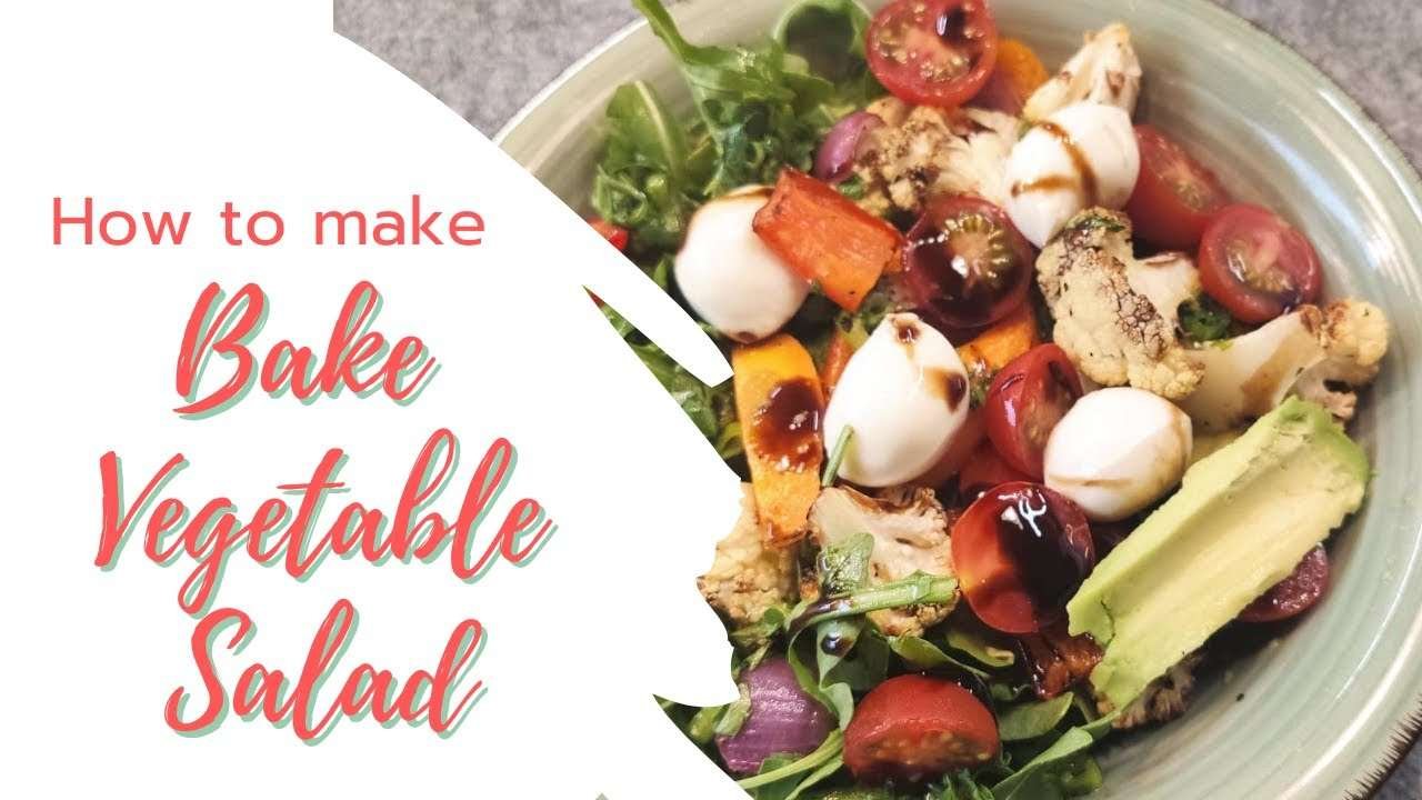 How to make Bake Vegetable Salat||Vegetarian Recipe||Vege Explorer