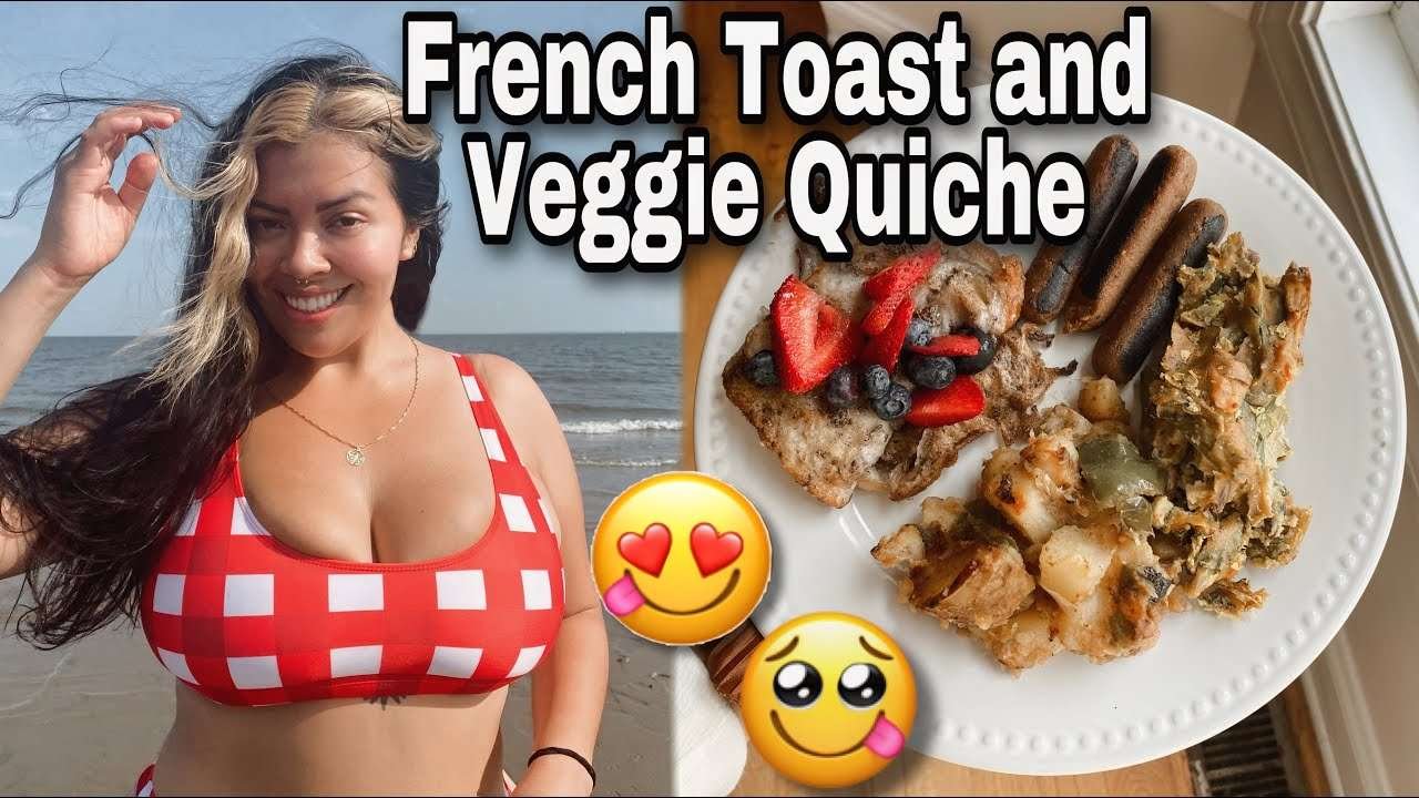 BEST VEGAN BRUNCH – Cooking vegan quiche, french toast, home fries, and sausage. **Came out DELISH**