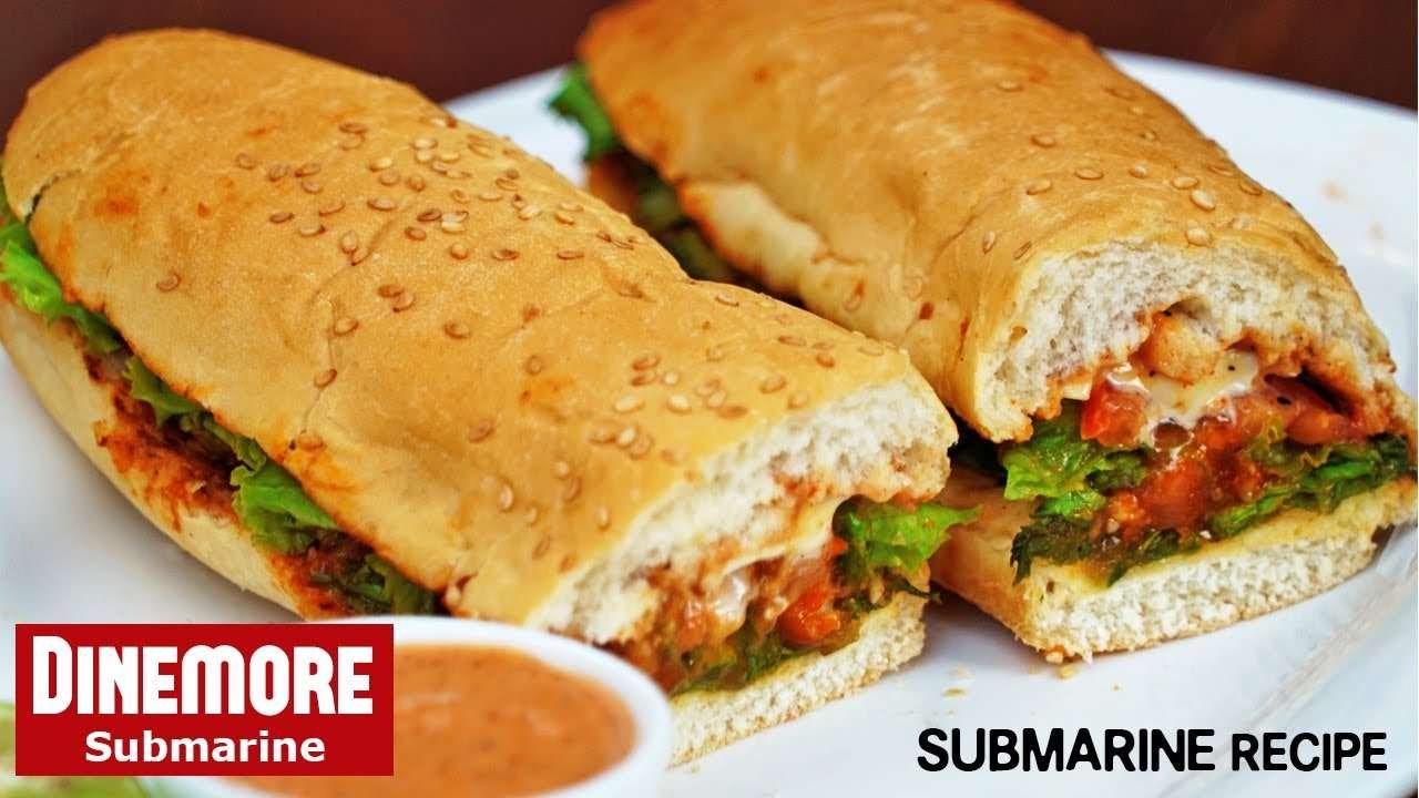 Dinemore Submarine Recipe | Chicken Submarine | චිකන් සබ්මැරීන් | Dine more submarine