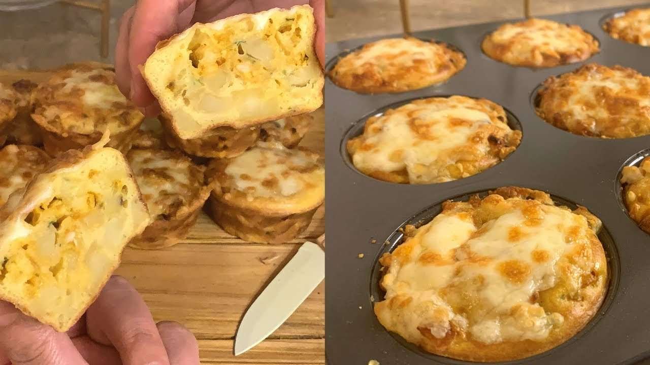 Chicken and Cheese Muffins : THE BEST   | How to make chicken muffin | quick chicken muffins recipe