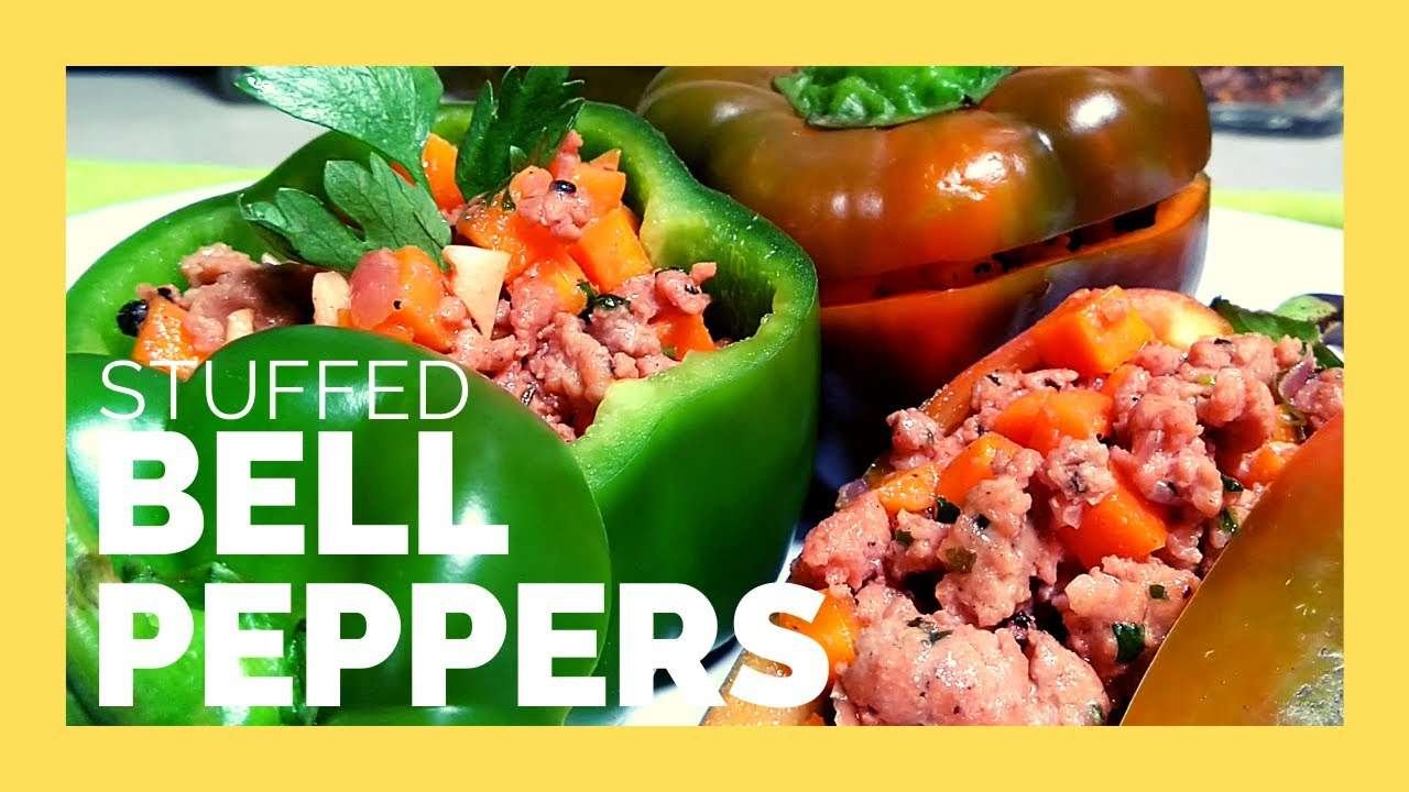 How to Make STUFFED BELL PEPPERS | No Bake, No Fry Stuffed Capsicums