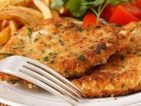 POLLO CROCCANTE SENZA FRIGGERE FACILE E VELOCE ricetta salva cena POLLO GRATINATO CROCCANTE
