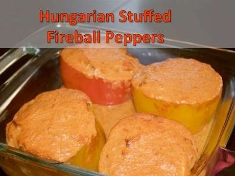 Hungarian Stuffed Fireball Peppers