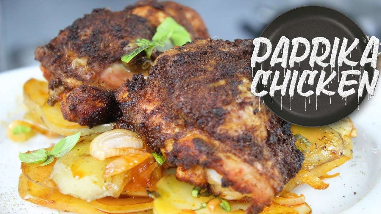 ALTON BROWNS PAPRIKA CHICKEN | EASY OVEN BAKED CHICKEN RECIPE