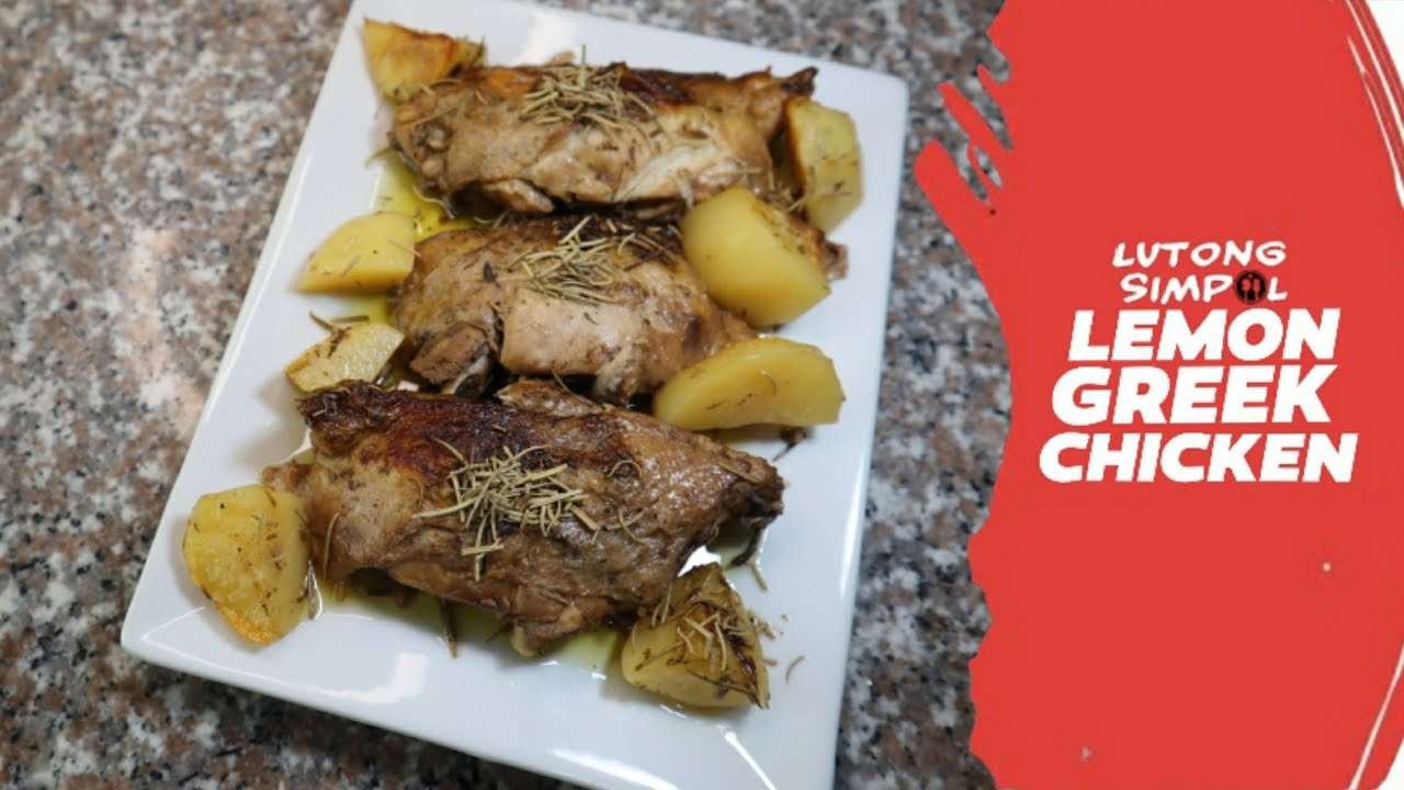 Lemon Greek Chicken, LUTONG SIMPOL!