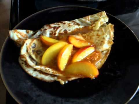 MAGYAR BARACK PALACSINTA – HUNGARIAN PEACH CREPES by Helen's Hungarian Heritage Recipes TM ©
