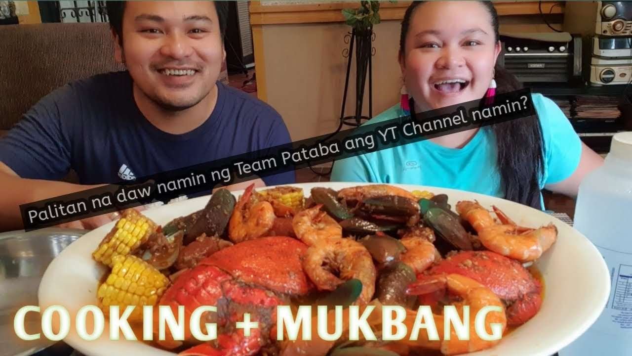 EASY SEAFOOD CAJUN RECIPE | COOKING & MUKBANG | MASARAP! | LAMON SERYE DAY 2