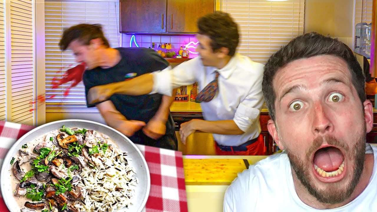 HE PUNCHED OUT THE CAMERAMAN!! | Mushroom Stroganoff