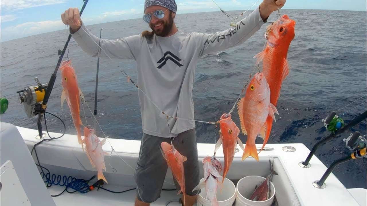 DEADLY Fishing Rig… Catch Clean Cook- Bahamas Deep Drop Snapper