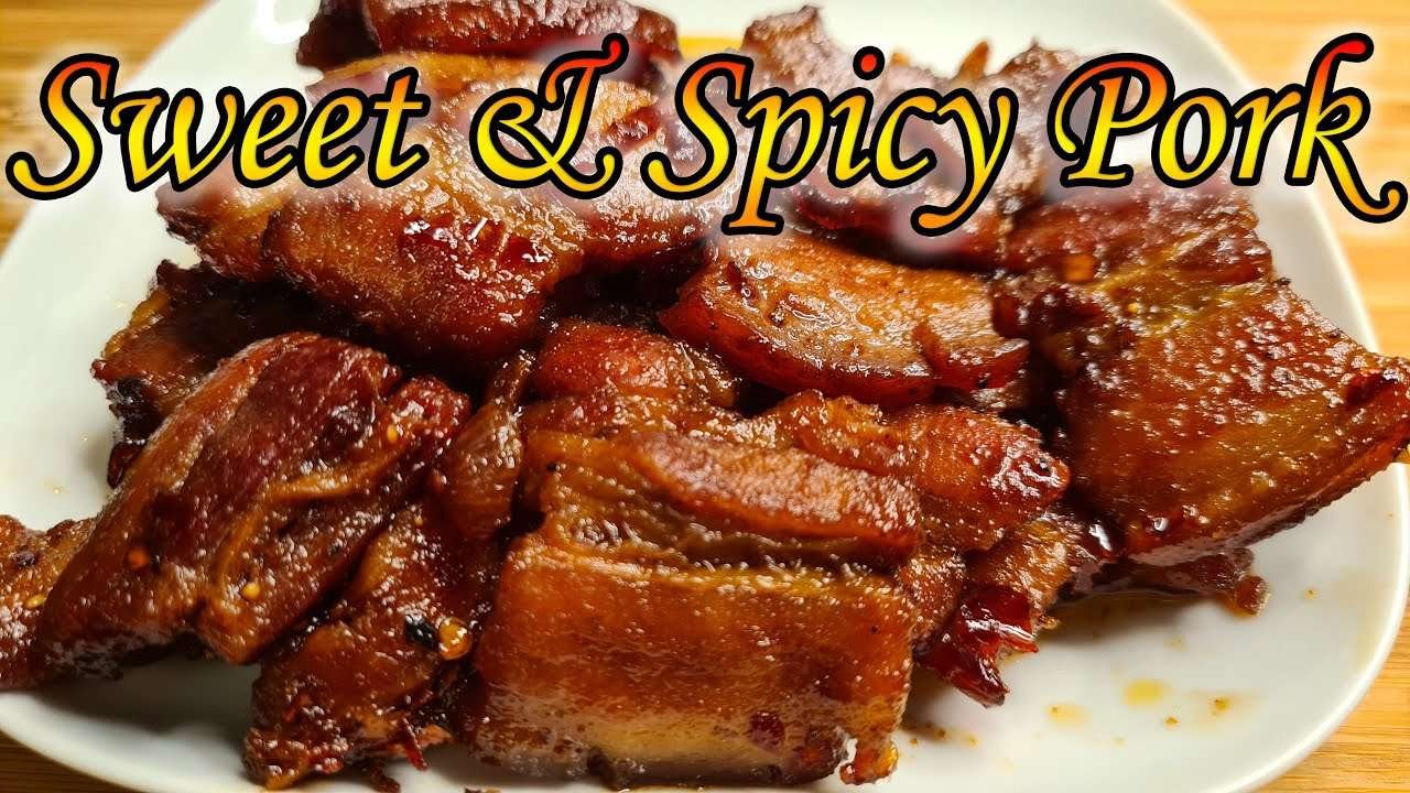 HOW TO MAKE SWEET & SPICY PORK | THE BEST SWEET SPICY PORK RECIPE | BETTER THAN TAKE OUT | LOWCARB