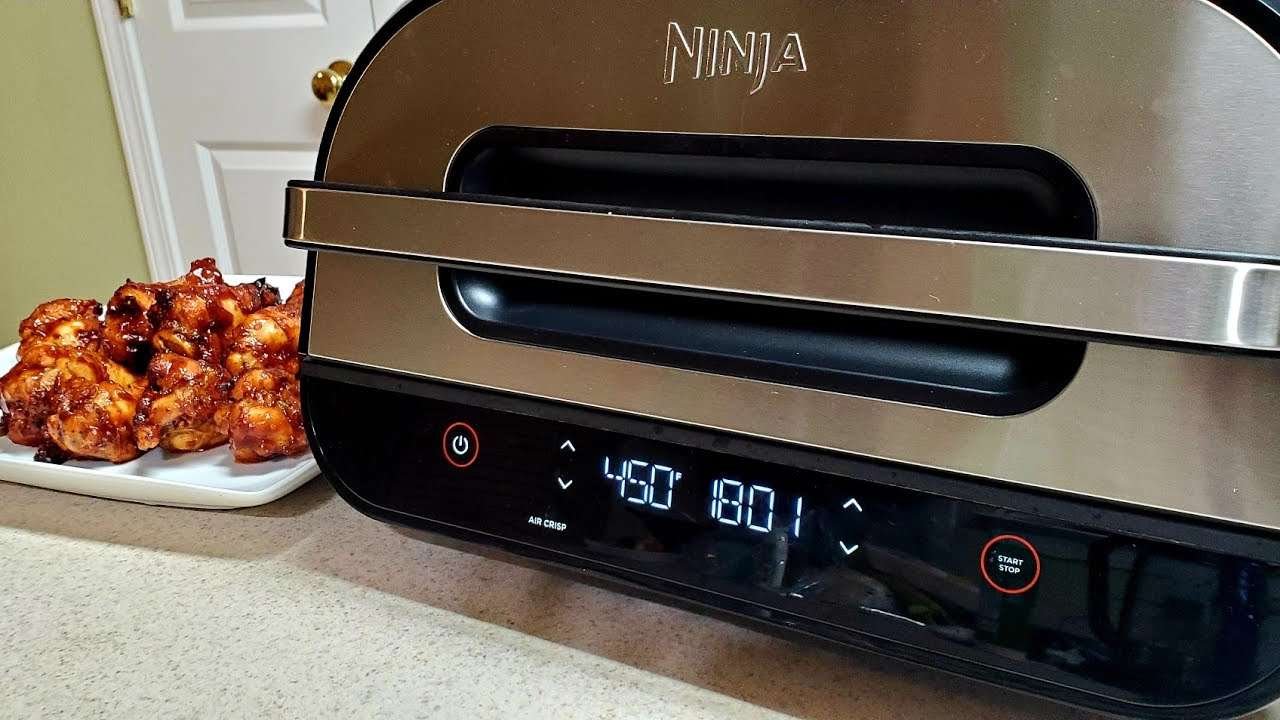 Ninja Foodi Air Fryer Grill XL Review + 1st cook 2020 Airfryer Grill