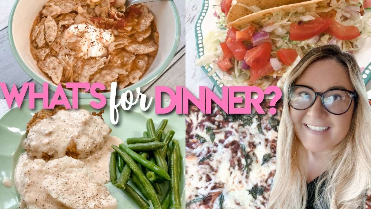 WHAT’S FOR DINNER? *4* EASY DINNER RECIPES! MOMSMESSYKITCHEN