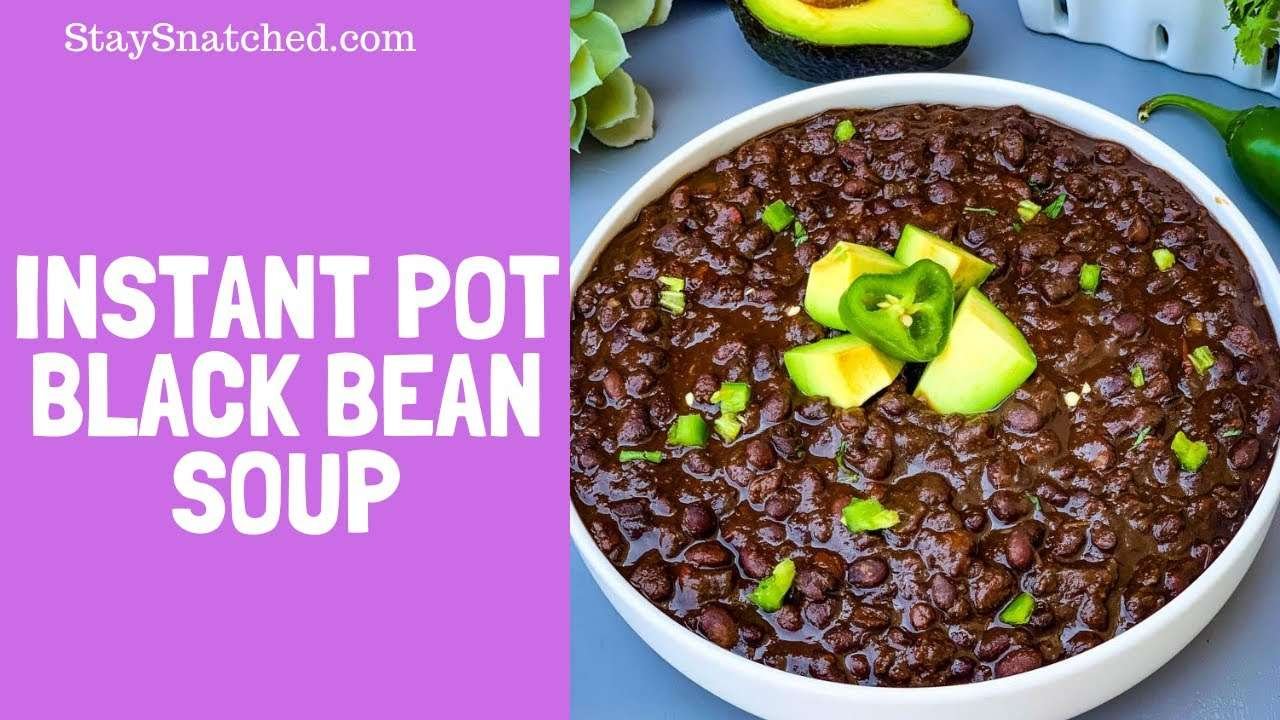 Instant Pot Black Bean Soup