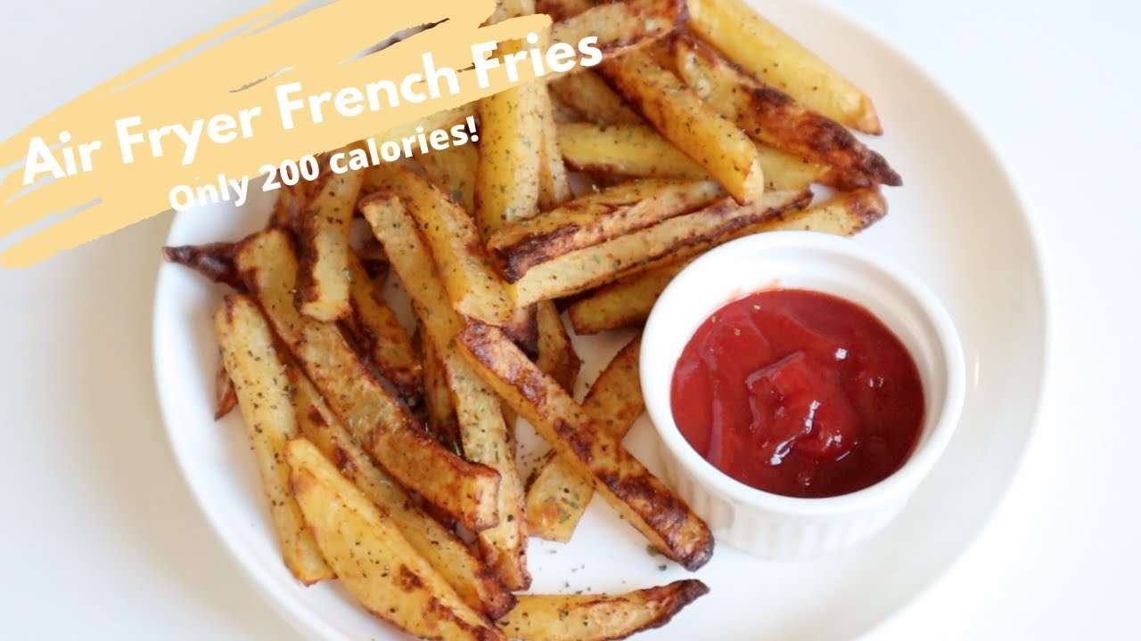 LOW CALORIE AIR FRYER FRENCH FRIES RECIPE (SUPER CRISPY & DELICIOUS!)