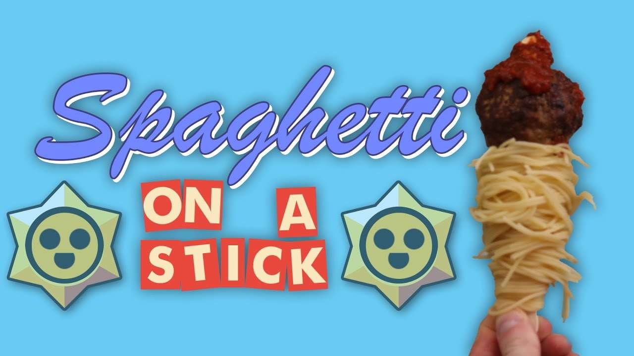 Spaghetti on a Stick Recipe! (Brawl Stars)