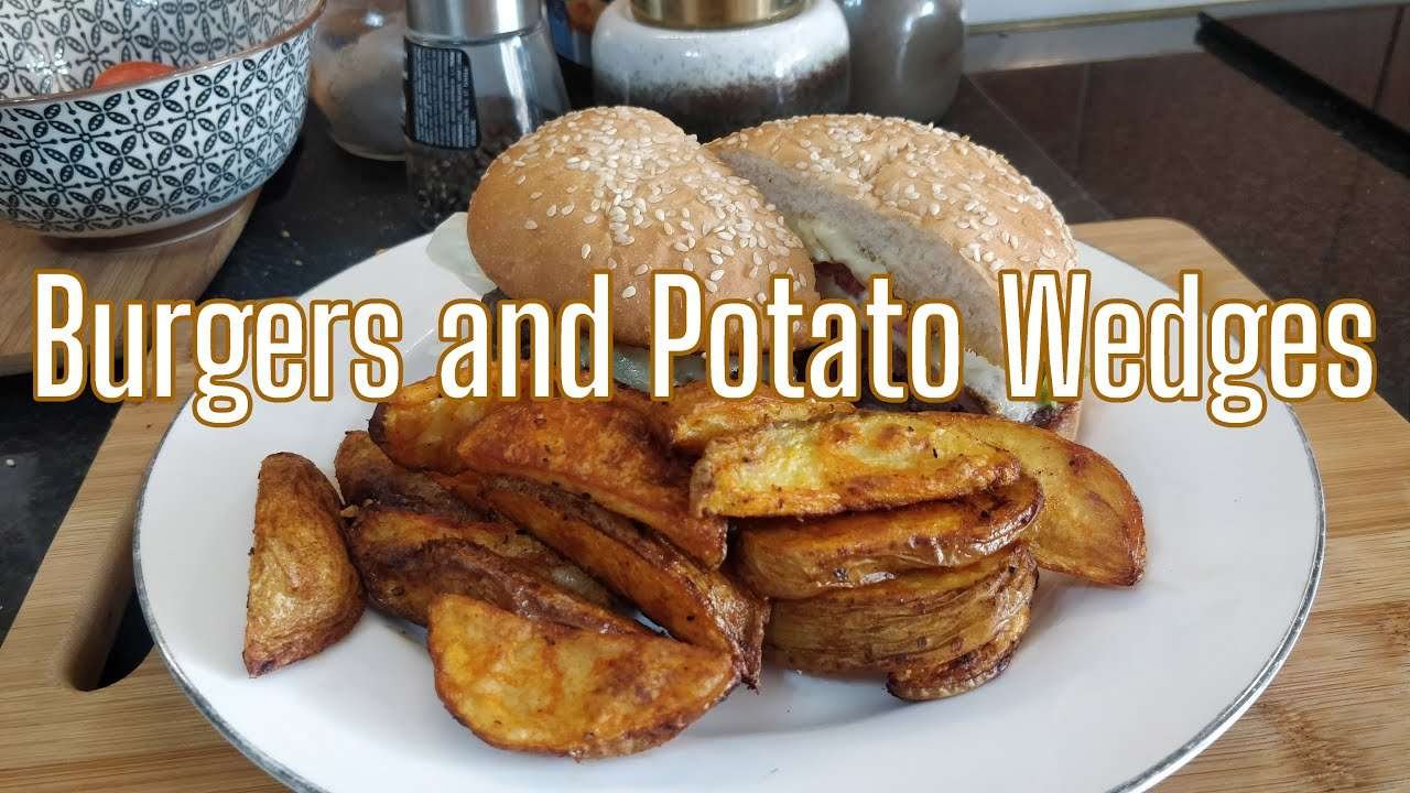 Burgers and potato wedges- Știr it up! with Știr Claudiu