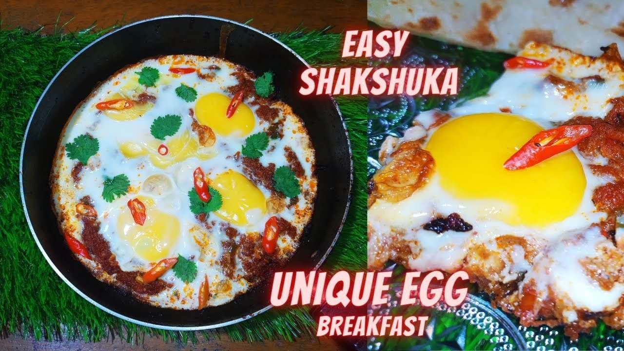 How to make shakshuka eggs | Unique Egg Breakfast | Best egg breakfast easy | Healthy Breakfast |