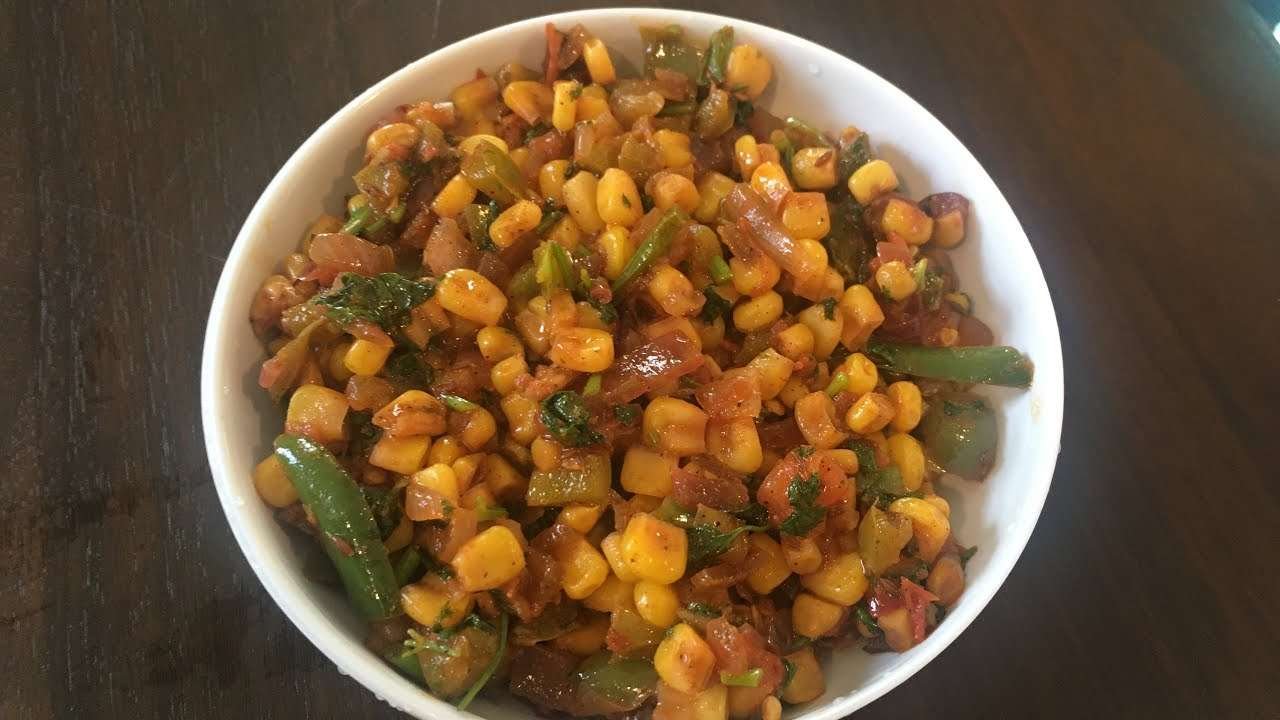 Spicy Sweet Corn Chat Recipe/Healthy Snack Recipe
