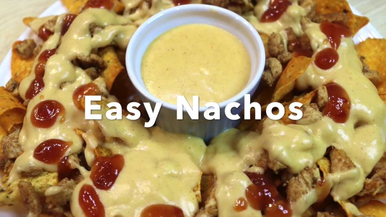 Easy Nachos | Quick & Easy Chicken Nachos | Nachos Recipe