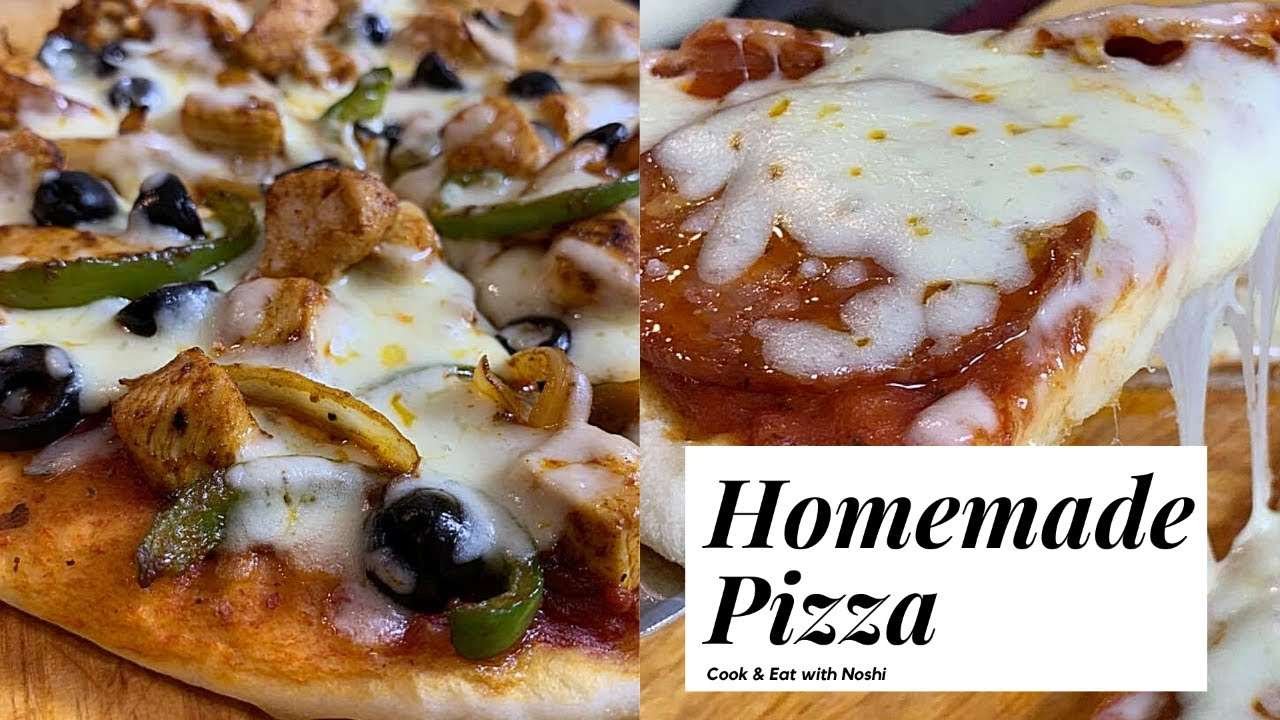 Best Home Made Pizza Dough | 3 Pizza Recipes by Cook & Eat with Noshi |