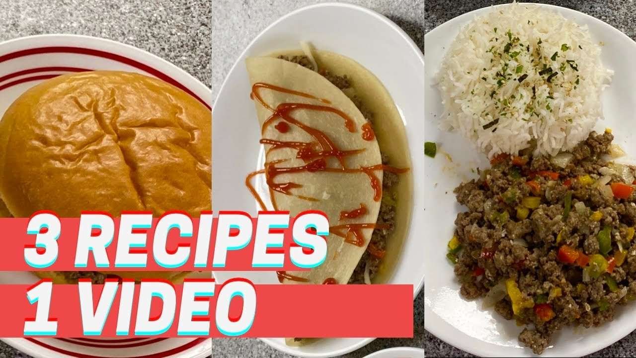 Cooking with Ground Beef! – 3 in 1 Recipe! WOW