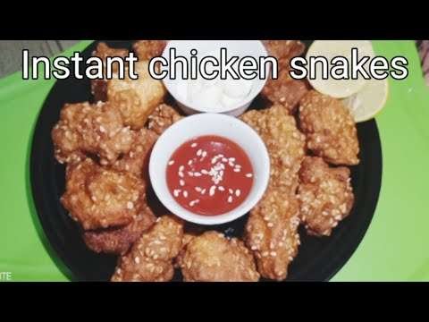 Sesame Chicken|| Instant Chicken Recipe||Tea Time Snakes